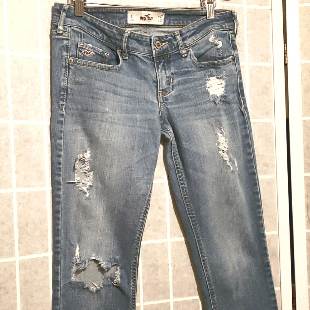 HOLLISTER CALIFORNIA SKINNY JEANS SZ 5L W27